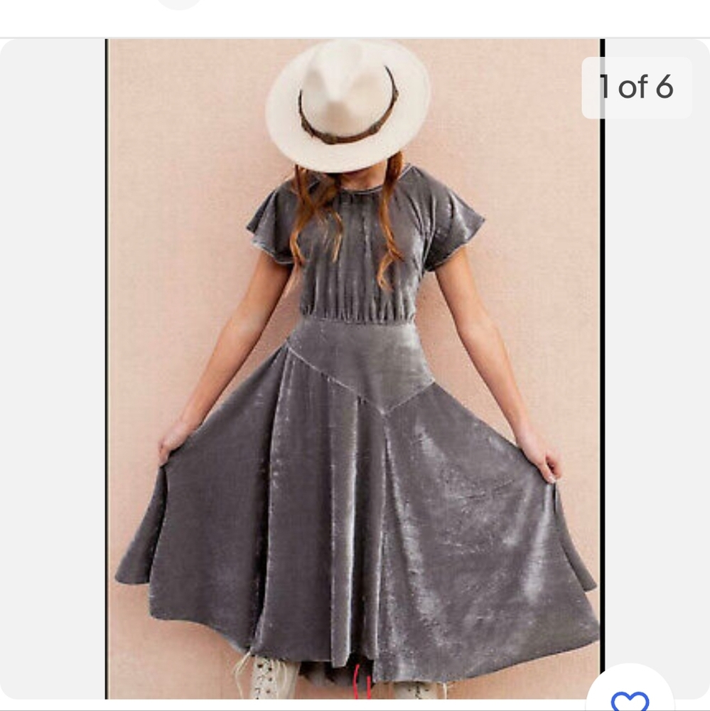 Mia Joy Girls velvet dress size 8